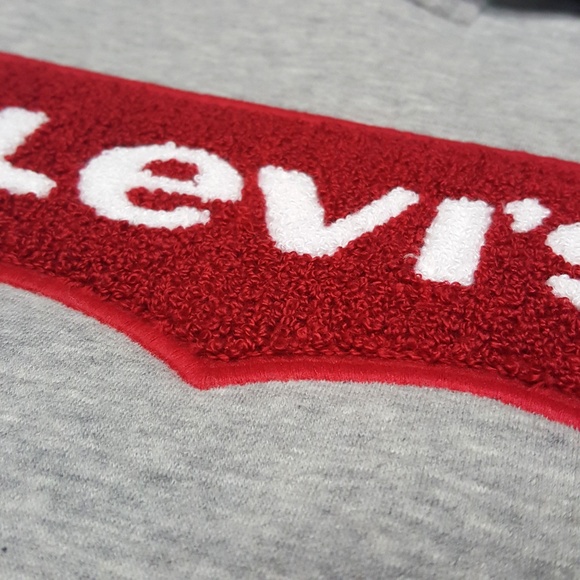 Levi's Kids Otto Pullover Hoodie Grey 919010-306 L - Picture 5 of 8